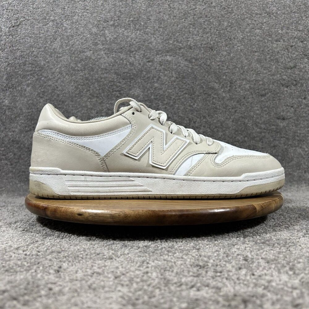 New Balance 480 BB480LBB Mens Size 13 Beige Low Top Casual Athletic Shoes Used